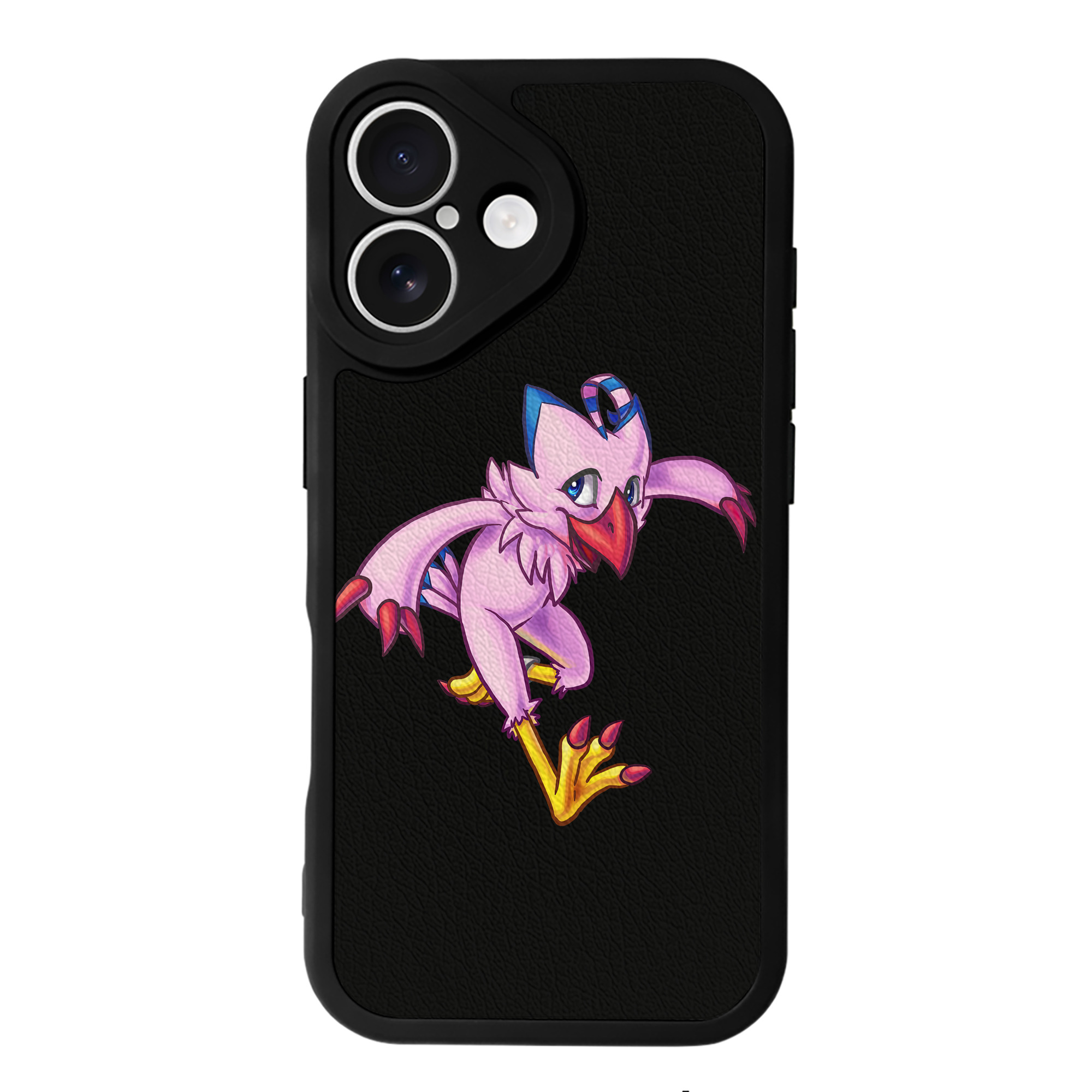 （画像用） Digimon デジタルモンスター/デジモン 【iPhone 16シリーズ対応】シリコンスマホケース（レザー調） 材質：シリコン